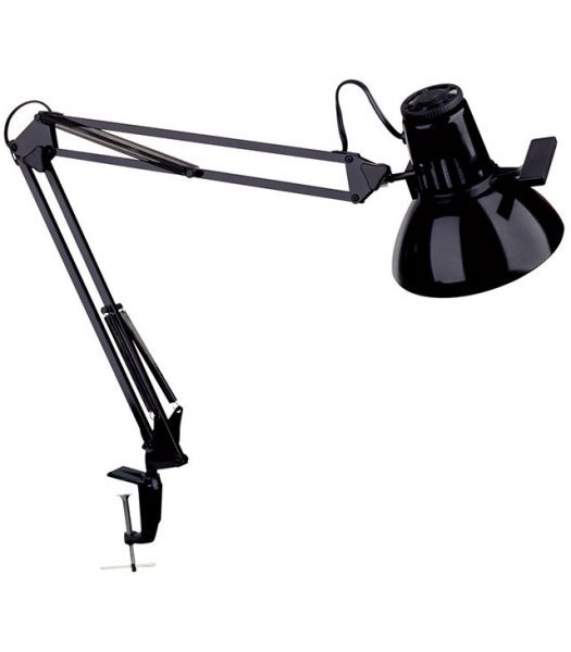 Dainolite MAGNUS-I-BK Clamp-on Desk Lamp